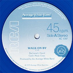 画像4: AVERAGE WHITE BAND / WALK ON BY (英原盤/12"MIX) [◎中古レア盤◎激レア！英国版ジャケ&青色盤！傑作カバー！ロングMIX！]