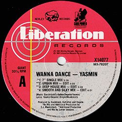 画像3: YASMIN / WANNA DANCE (豪州原盤/アーバンMIX) [◎中古レア盤◎激レア！幻のオーストラリアMIX！なんと7VER入り！]