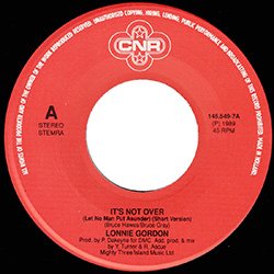 画像3: LONNIE GORDON / IT'S NOT OVER (7インチMIX) [◎中古レア盤◎お宝！奇跡の新品！オランダ版ジャケ7”MIX！FIRST CHOICEカバー！]