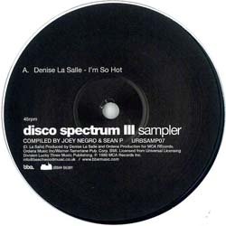 画像2: DENISE LaSALLE & MANDRE / I'M SO HOT (12"MIX/全2曲) [◎中古レア盤◎お宝！音圧最強！豪華2曲！少量生産1面使用版！]