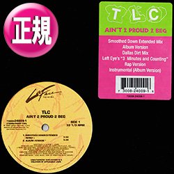 画像1: TLC / AIN'T 2 PROUD 2 BEG (REMIX/6VER) [◎中古レア盤◎お宝！ステッカー付US盤！デビュー曲！]