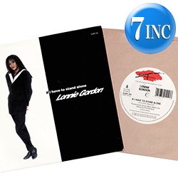 画像1: LONNIE GORDON / IF I HAVE TO STAND ALONE (7インチ) [◎中古レア盤◎激レア！奇跡の新品！英国版ジャケ7"！後期マハラジャ名曲！]