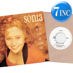 画像1: SONIA / YOU'LL NEVER STOP ME LOVING YOU (7インチ) [◎中古レア盤◎お宝！英国版ジャケ7"！インスト入り！]