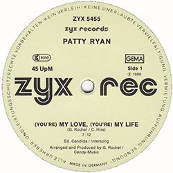 画像3: PATTY RYAN / (YOU’RE) MY LOVE, (YOU’RE) MY LIFE (独原盤/12"MIX) [◎中古レア盤◎お宝！希少ドイツ原盤！長山洋子！哀愁ハイエナ！]