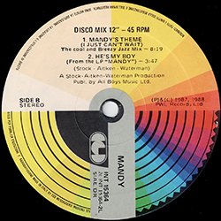 画像3: MANDY / キスまで待てない (伊原盤/全3曲) [◎中古レア盤◎激レア！珍しいイタリア原盤！「COOL & BREEZY JAZZ MIX」！]