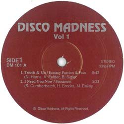 画像2: ECSTASY PASSION & PAIN / TOUCH & GO (86年MIX/全4曲) [◎中古レア盤◎お宝！86年REMIX！DJ専用4曲集！]