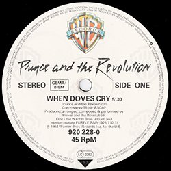 画像2: PRINCE / WHEN DOVES CRY (独原盤/全2曲) [◎中古レア盤◎お宝！滅多に無いドイツ原盤！ビートに抱かれて！]