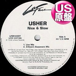 画像1: USHER / NICE & SLOW (米原盤/LIVE MIX) [◎中古レア盤◎お宝！本物のUS原盤！90's R&B人気レコード！]
