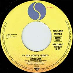 画像2: MADONNA / LA ISLA BONITA (REMIX/7インチ) [◎中古レア盤◎お宝！別内容REMIX！ドイツ版ジャケ7"！]