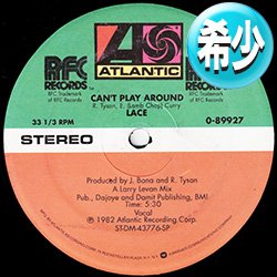 画像1: LACE / CAN'T PLAY AROUND (12"MIX) [◎中古レア盤◎お宝！少量生産12"！ガラージ大名曲！LARRY LEVAN！]