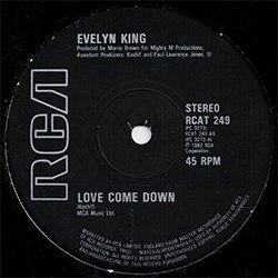 画像2: EVELYN KING / LOVE COME DOWN (英原盤/インスト入り) [◎中古レア盤◎お宝！本物の原盤！インスト入り版！]