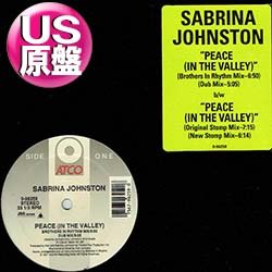 画像1: SABRINA JOHNSTON / PEACE (米原盤/REMIX) [◎中古レア盤◎お宝！ステッカー付原盤！フロア大合唱！90's初期大ヒット！]