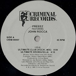 画像2: FREEEZ / I.O.U. (米原盤/86年MIX) [◎中古レア盤◎お宝！シュリンク付美品！初回ステッカー付原盤！86年REMIX！]