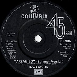 画像3: BALTIMORA / TARZAN BOY - サマーMIX (7インチMIX) [◎中古レア盤◎お宝！英国版ジャケ！サマー7"MIX！大ヒット！]