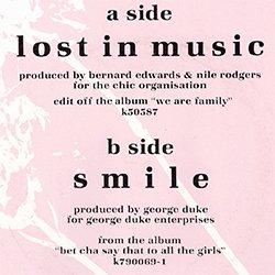 画像2: SISTER SLEDGE / LOST IN MUSIC & SMILE (7インチMIX) [◎中古レア盤◎お宝！英国版7"MIX！豪華2曲！]