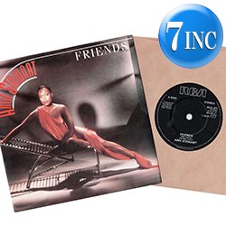 画像1: AMII STEWART / FRIENDS (7インチMIX) [◎中古レア盤◎お宝！英国版ジャケ7"MIX！美メロ80's！]