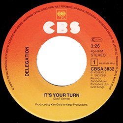 画像2: DELEGATION / IT'S YOUR TURN (7インチMIX) [◎中古レア盤◎お宝！オランダ版ジャケ7"！LP未収！レア音源！]