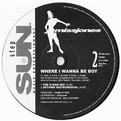 画像2: MISS JONES / WHERE I WANNA BE BOY (G-MAN MIX/5VER) [◎中古レア盤◎お宝！少量生産！日本特別版！激レアMIX入り！最強内容！]