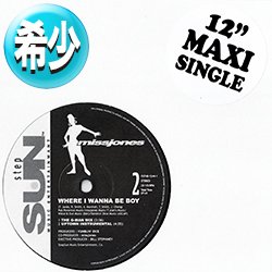 画像1: MISS JONES / WHERE I WANNA BE BOY (G-MAN MIX/5VER) [◎中古レア盤◎お宝！少量生産！日本特別版！激レアMIX入り！最強内容！]