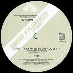 画像2: ROSS / 君の瞳に恋してる (和蘭原盤/12"MIX) [◎中古レア盤◎お宝！欧州圏のみ！極上イタロカバー！]