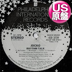 画像1: JOCKO / RHYTHM TALK (米原盤/12"MIX) [◎中古レア盤◎お宝！本物のUS原盤！ 「恋はノン・ストップ」使い！]