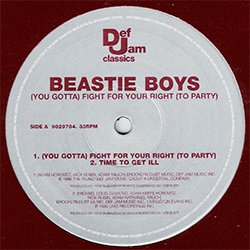画像2: BEASTIE BOYS / FIGHT FOR YOUR RIGHT + 2曲 (全3曲) [◎中古レア盤◎お宝！少量生産12"！80's大名曲！]