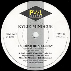 画像3: KYLIE MINOGUE / I SHOULD BE SO LUCKY (7インチ) [◎中古レア盤◎お宝！英国版ジャケ7"！資生堂CM！]