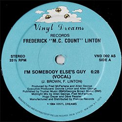 画像2: FREDERICK LINTON / I'M SOMEBODY ELSE'S GUY (米原盤/12"MIX) [◎中古レア盤◎激レア！本物の原盤！JOCELYN BROWN使い！]