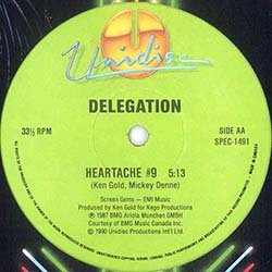 画像2: THE MIRACLES & DELEGATION / LOVE MACHINE & HEARTACHE NO.9 (12"MIX/全2曲) [◎中古レア盤◎激レア！少量生産！超強烈2発！]