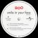 画像3: BOO / SMILE IN YOUR FACE (原盤/全3曲) [◎中古レア盤◎激レア！ジャケ付12"原盤！インスト入り！山下達郎！]  (3)