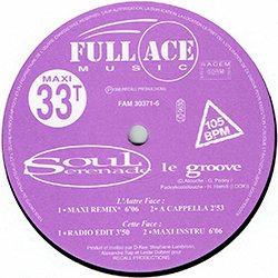 画像2: SOUL SERENADE / LE GROOVE (REMIX) [■廃盤■お宝！少量生産！レア音源！フレンチR&B最高峰！音質抜群！]