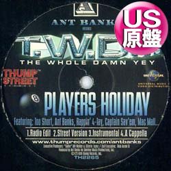 画像1: T.W.D.Y / PLAYERS HOLIDAY (米原盤/全3曲) [◎中古レア盤◎お宝！コレは原盤！必殺「LOVELY DAY」使い！]