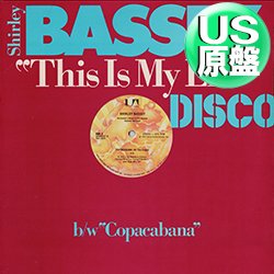 画像1: SHIRLEY BASSEY / COPACABANA (米原盤/12"MIX) [◎中古レア盤◎激レア！文字ジャケUS原盤！絶品女性カバー！]