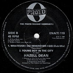 画像3: HAZELL DEAN / WHATEVER I DO + 1曲 (英原盤/全2曲) [◎中古レア盤◎お宝！別内容の英国原盤！12"MIX + LP未収曲！]