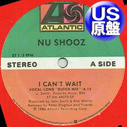 画像1: NU SHOOZ / I CAN'T WAIT (米原盤/DUTCH MIX) [◎中古レア盤◎お宝！コレは原盤！33回転！サンプリング大ネタ！]