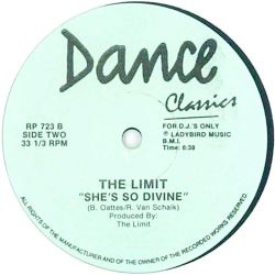 画像3: THE LIMIT / SHE'S SO DIVINE (全2曲) [◎中古レア盤◎お宝！極上N.Y.ダンクラ！A面はマル秘MIX！]