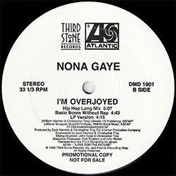 画像2: NONA GAYE / I'M OVERJOYED (USプロモ/5VER) [◎中古レア盤◎激レア！本物のプロモ原盤！マービンゲイ娘！90's R&B名盤！]