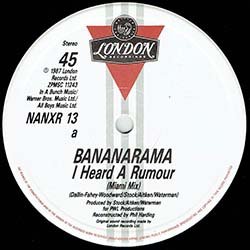 画像2: BANANARAMA / I HEARD A RUMOUR (原盤/マイアミMIX) [◎中古レア盤◎激レア！超人気ジャケ！お探しの"マイアミMIX"！]