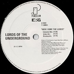 画像2: LORDS OF THE UNDERGROUND / HERE COME THE LORDS (米原盤/全2曲) [◎中古レア盤◎お宝！シュリンク残！ステッカー付原盤！JAZZYミドル傑作！]
