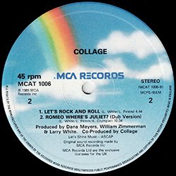画像3: COLLAGE / ROMEO WHERE'S JULIET? + 1曲 (英原盤/12"MIX) [◎中古レア盤◎お宝！別内容！英国原盤！哀愁80's名曲！]