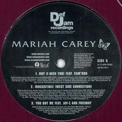 画像2: MARIAH CAREY / BOY +2曲 (米原盤/全3曲) [◎中古レア盤◎お宝！シュリンク&ステッカー付原盤！人気3曲+インスト！]