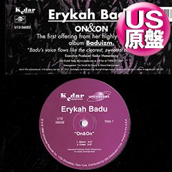 画像1: ERYKAH BADU / ON & ON (米原盤/4VER) [◎中古レア盤◎激レア！ステッカー付原盤！歴史的名曲！衝撃のデビュー！]