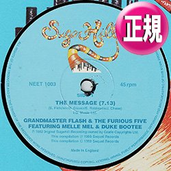 画像1: GRANDMASTER FLASH & F.FIVE / THE MESSAGE + 1曲 (12"MIX) [◎中古レア盤◎お宝！音質抜群の正規！豪華2曲！]