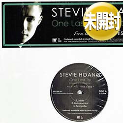 画像1: STEVIE HOANG / ONE LAST TRY (原盤/全2曲) [◎中古レア盤◎お宝！奇跡の未開封！日本のみ！美メロデビュー曲！]