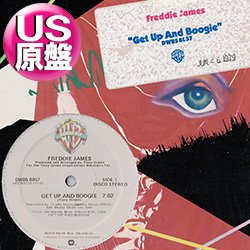 画像1: FREDDIE JAMES / GET UP AND BOOGIE (米原盤/12"MIX) [◎中古レア盤◎激レア！シュリンク&ステッカー付原盤！大HITデビュー曲！]