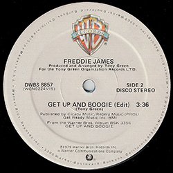 画像2: FREDDIE JAMES / GET UP AND BOOGIE (米原盤/12"MIX) [◎中古レア盤◎激レア！シュリンク&ステッカー付原盤！大HITデビュー曲！]
