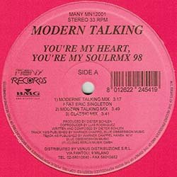 画像2: MODERN TALKING / 愛はロマネスク '98 (伊原盤/98年MIX) [◎中古レア盤◎激レア！美品！本物の初回原盤！踊れる98年版 + オリジ！]