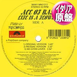 画像1: ACE OF BASE / LIFE IS A FLOWER (伊原盤/REMIX) [◎中古レア盤◎激レア！本物のイタリア原盤！大ヒット！]