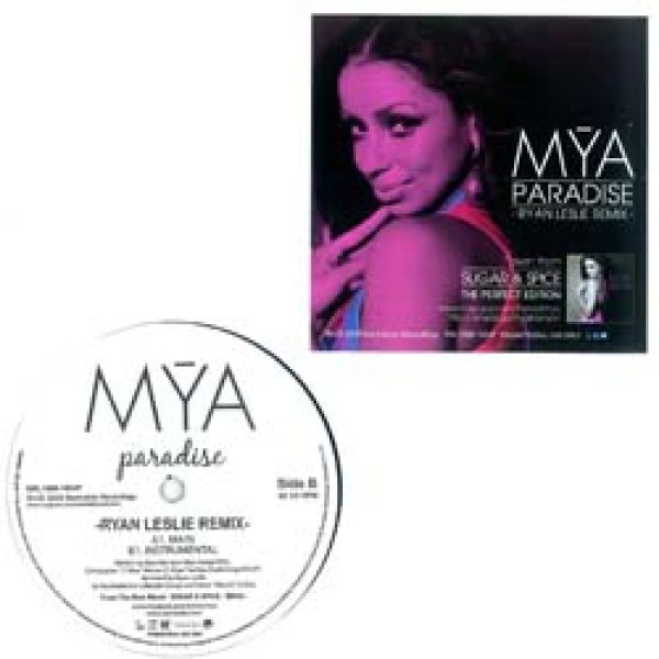 画像2: MYA / PARADISE (原盤/REMIX) [◎中古レア盤◎お宝！少量生産！日本独占12"！RYAN LESLIEリミックス！] (2)