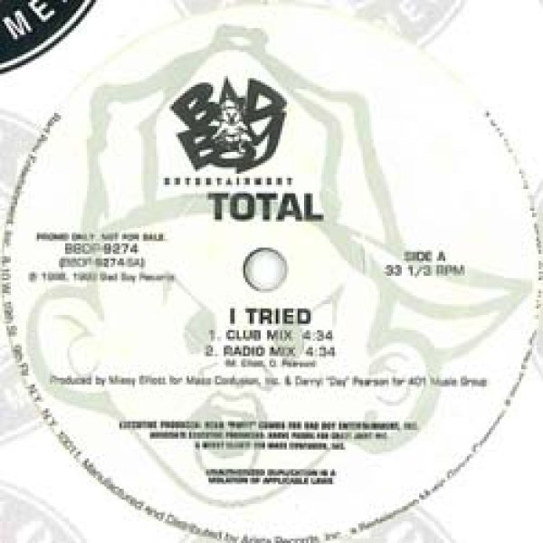 画像1: TOTAL / DO SOMETHING (原盤/全2曲) [◎中古レア盤◎コレは原盤！定番大ヒットR&B！] (1)